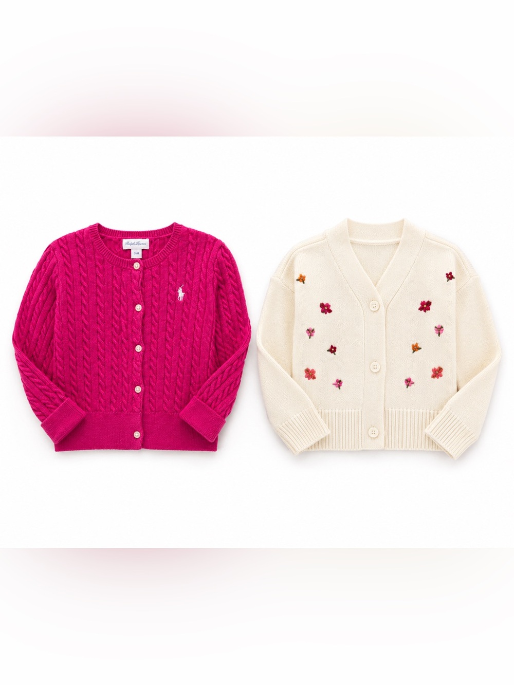 Toddler Girl Cardigan Bundle 24M Ralph Lauren & Carter's Sweaters